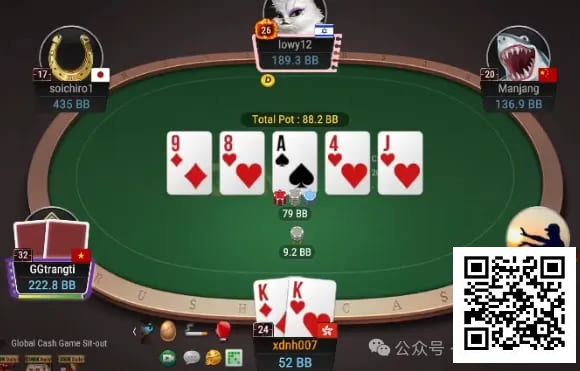 【APL扑克】牌局分析：3枪超小block bet