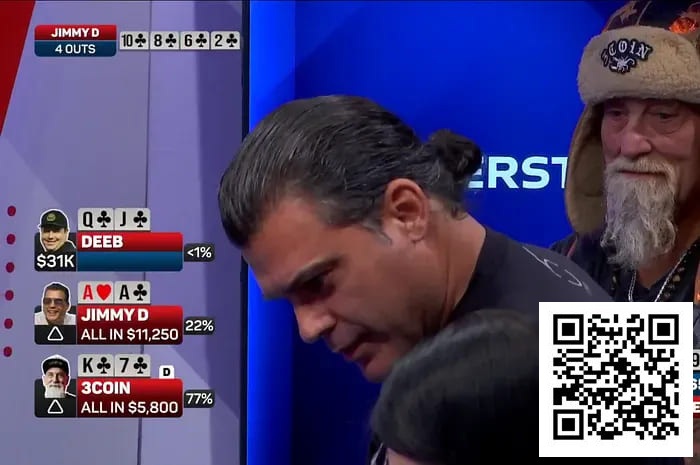 【APL扑克】同花围攻下的AA绝命挣扎，两次发牌上演命运逆转！