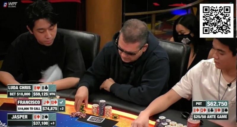 【APL扑克】四条不敌同花顺！Hustler Casino Live诞生19万巨额彩池，Chris Chen这手牌太惨了！