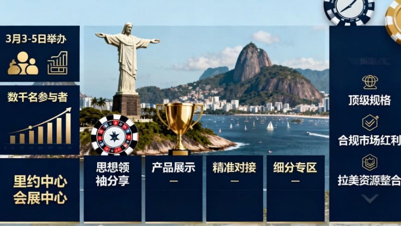 【APL扑克】2026 里约 SBC 峰会重磅登场 数千人共探巴西博彩新机遇