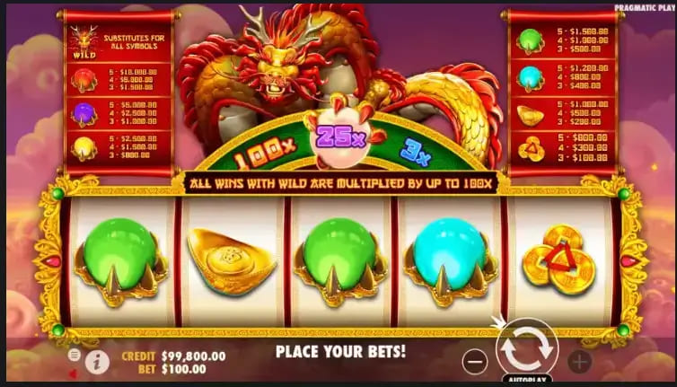 【APL扑克】大发娱乐全新巨作《金龙吐珠》——巨龙守护，财富绽放