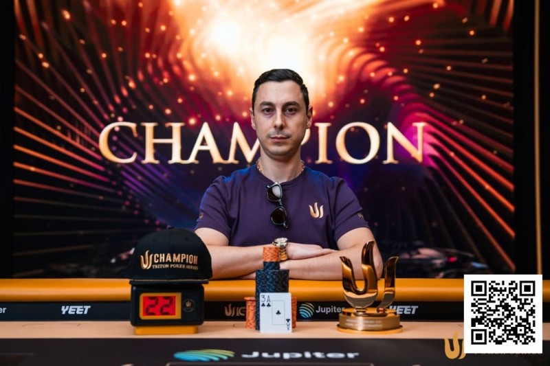 【APL扑克】Triton 济州 | AREN BEZHANYAN 从 Triton ONE 新秀一跃成为超级豪客赛冠军