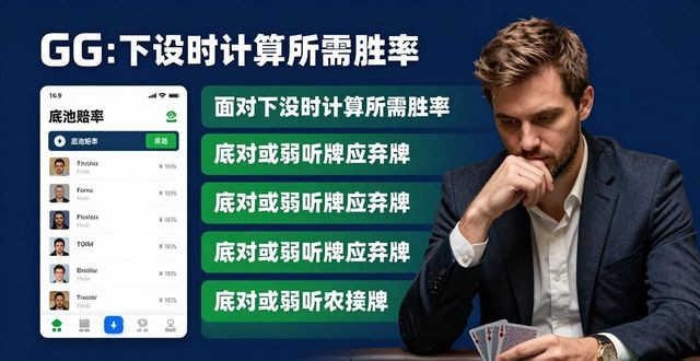 【APL扑克】大发扑克实战攻略：位置优势与底池控制，新手稳定盈利指南