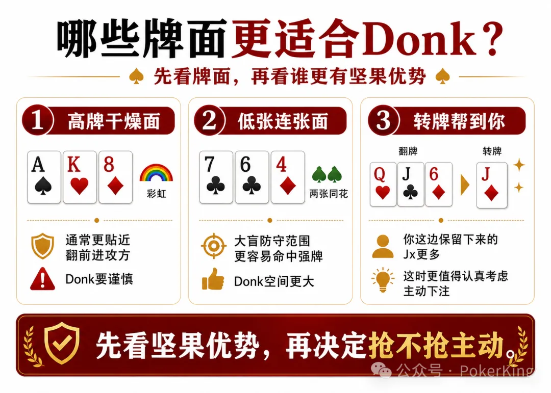 【APL扑克】Donk-Bet什么时候能用？OOP不是只能过牌