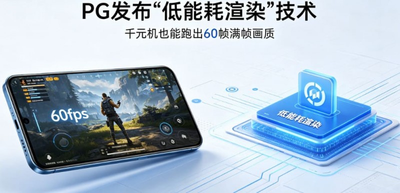 【APL扑克】PG发布“低能耗渲染”技术，确保千元机也能跑出60帧满帧画质。