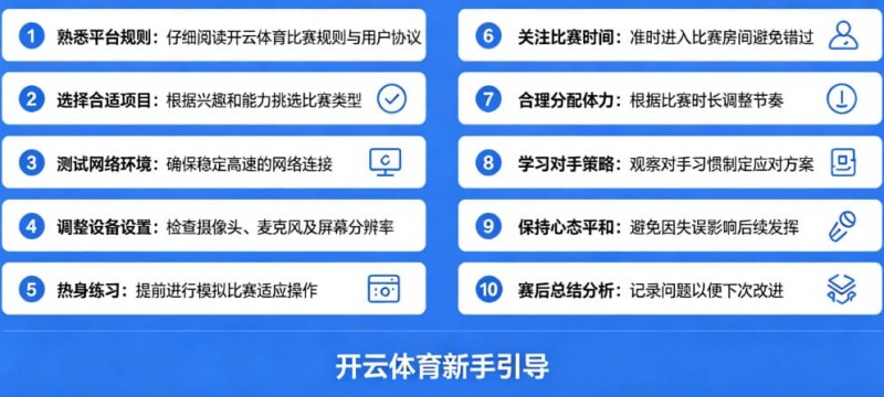 【APL扑克】给新手的10条忠告：在开云体育开始你的第一场比赛