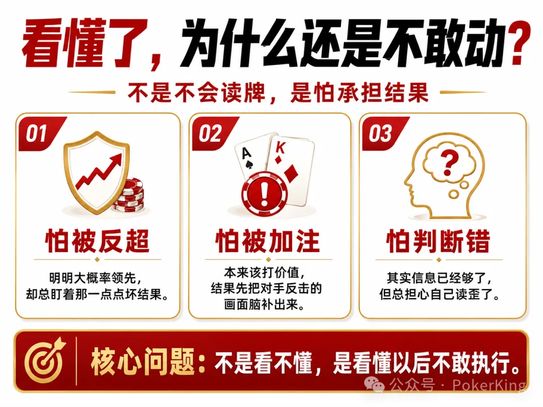 【APL扑克】看穿范围却不敢动?你不是没读懂牌,只是被恐惧按住了手