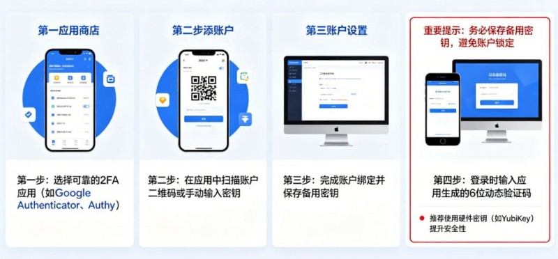 【APL扑克】如何设置高强度的账户二次验证（2FA）