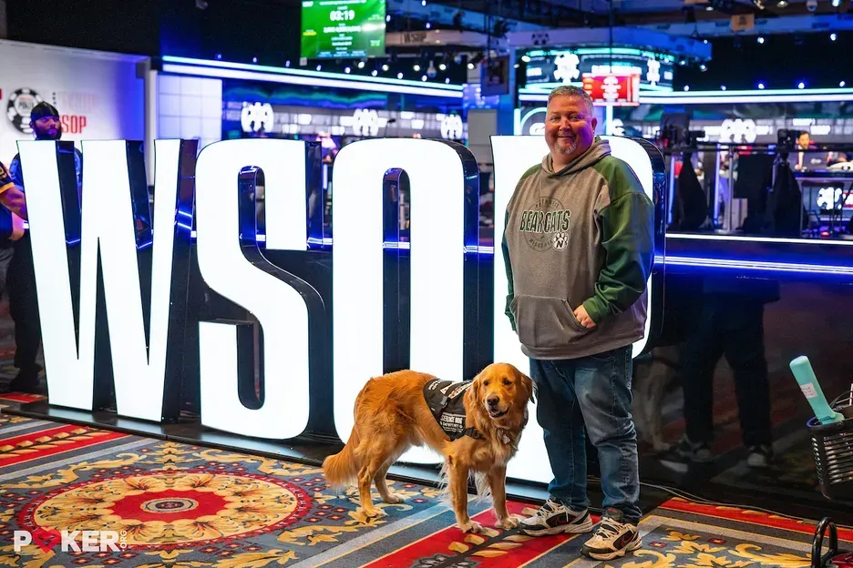 【APL扑克】带着金毛打WSOP?“没有它,我可能会死在牌桌上”