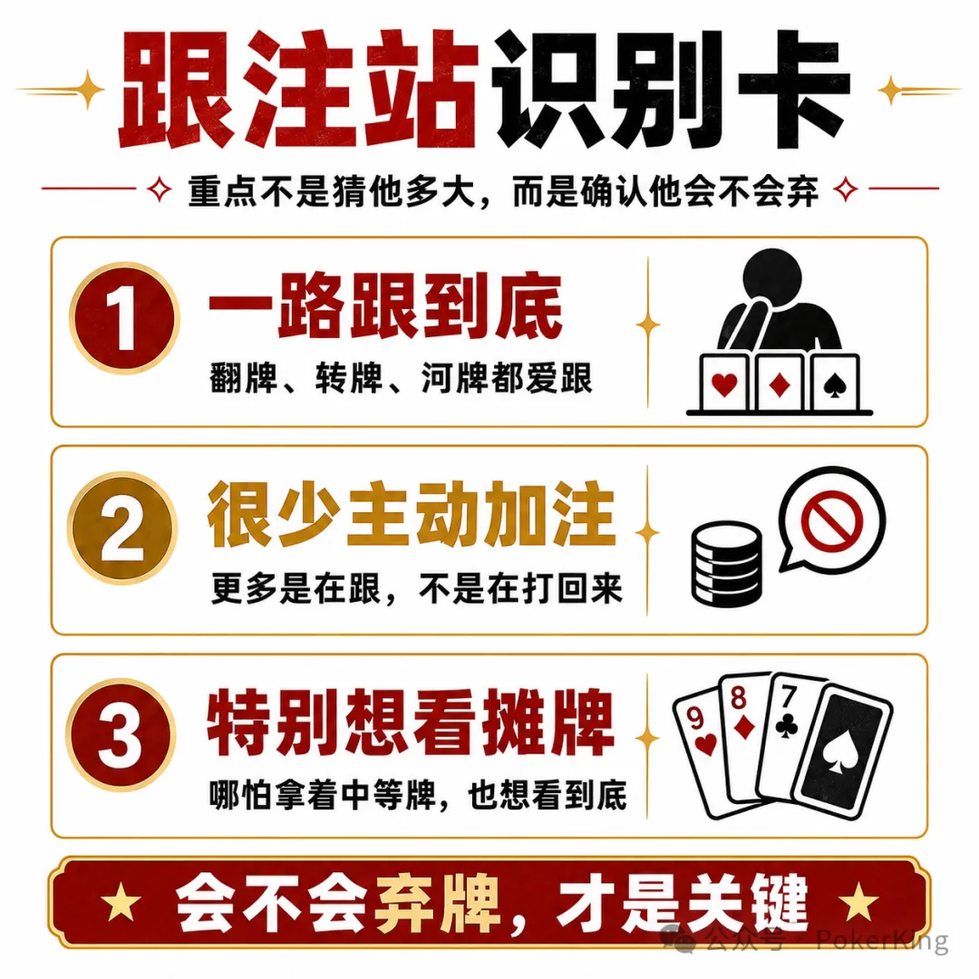 【APL扑克】面对“跟注站”，别再讲复杂故事了：三条调整让你少吃亏