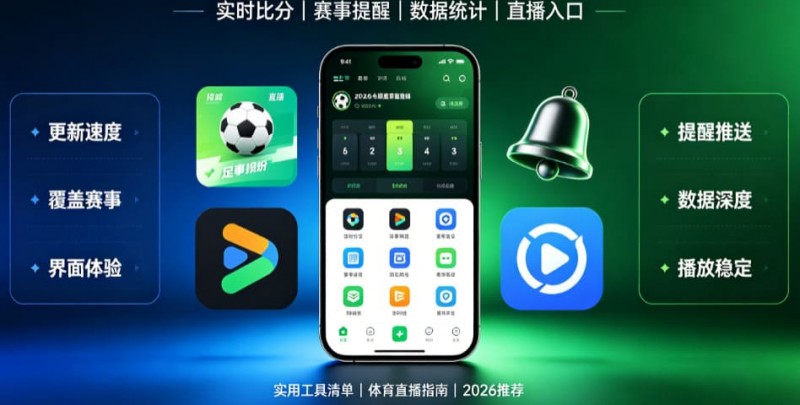 【APL扑克】盘点2026年最好用的5个足球比分直播APP