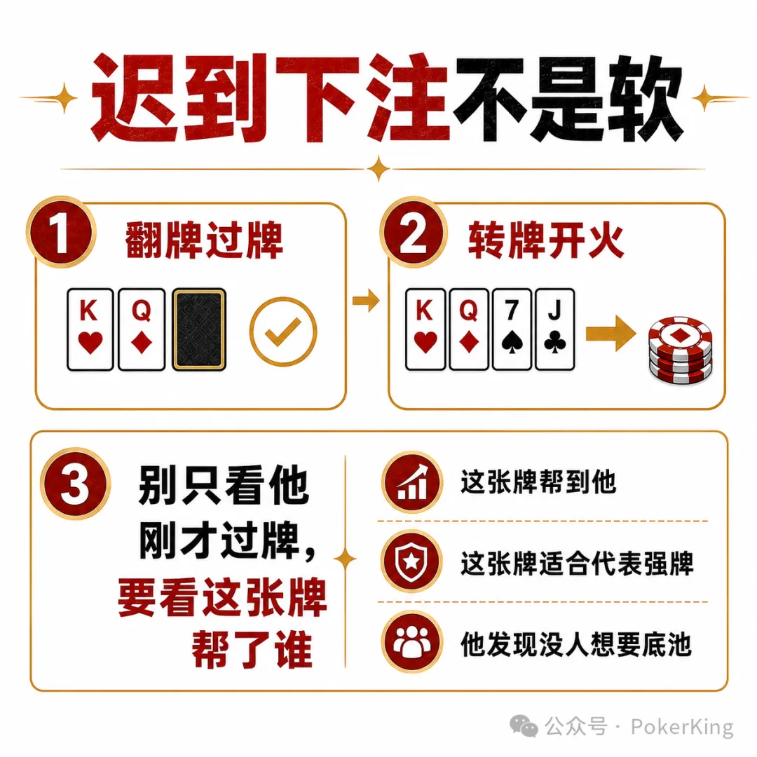 【APL扑克】对手过牌后突然开火？别急着判断，先看这三样
