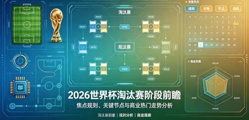 【APL扑克】2026世界杯淘汰赛阶段前瞻：焦点规则、关键节点与商业热门走势分析