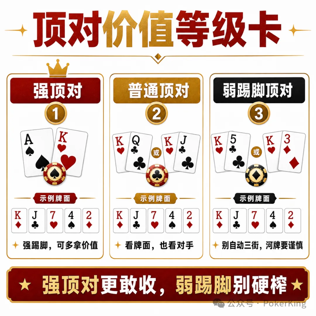 【APL扑克】中了顶对，到底该下几条街？别一把就软了
