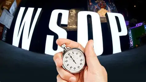 【APL扑克】17分钟长考的代价：全体上钟！WSOP中途改规则玩家当场炸锅