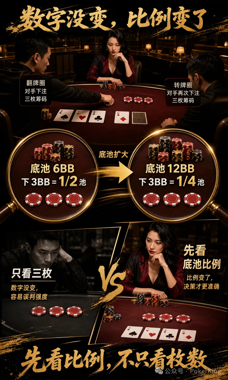 【APL扑克】翻牌转牌同一个数，是“稳”还是“弱”？先查局面变没变
