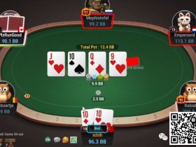 【APL扑克】牌局分析：单张成顺，河牌set要value bet吗？