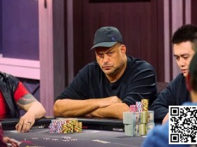 【APL扑克】JRB真倒霉!第一手牌击中同花 却输掉$30万大底池!