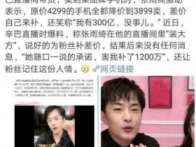 【APL扑克】张雨绮霸气回应辛巴补差价,不愧是御姐,霸气范儿十足