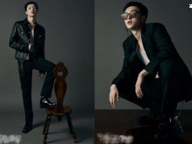 【APL扑克】张艺兴硬照更有味道,大背头配全黑装束,看上去又A又飒