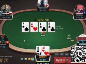 【APL扑克】牌局分析:3bet底池,小手对转牌如何处理?