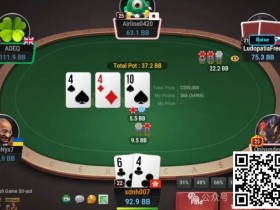 【APL扑克】牌局分析:翻牌Trips面对5bet allin