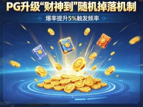 【APL扑克】PG升级“财神到”随机掉落机制,爆率提升5%触发频率。