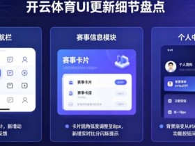【APL扑克】盘点开云体育那些令人惊艳的UI更新细节